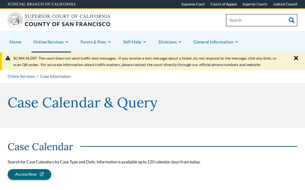 San Francisco people search using Superior Court case information
