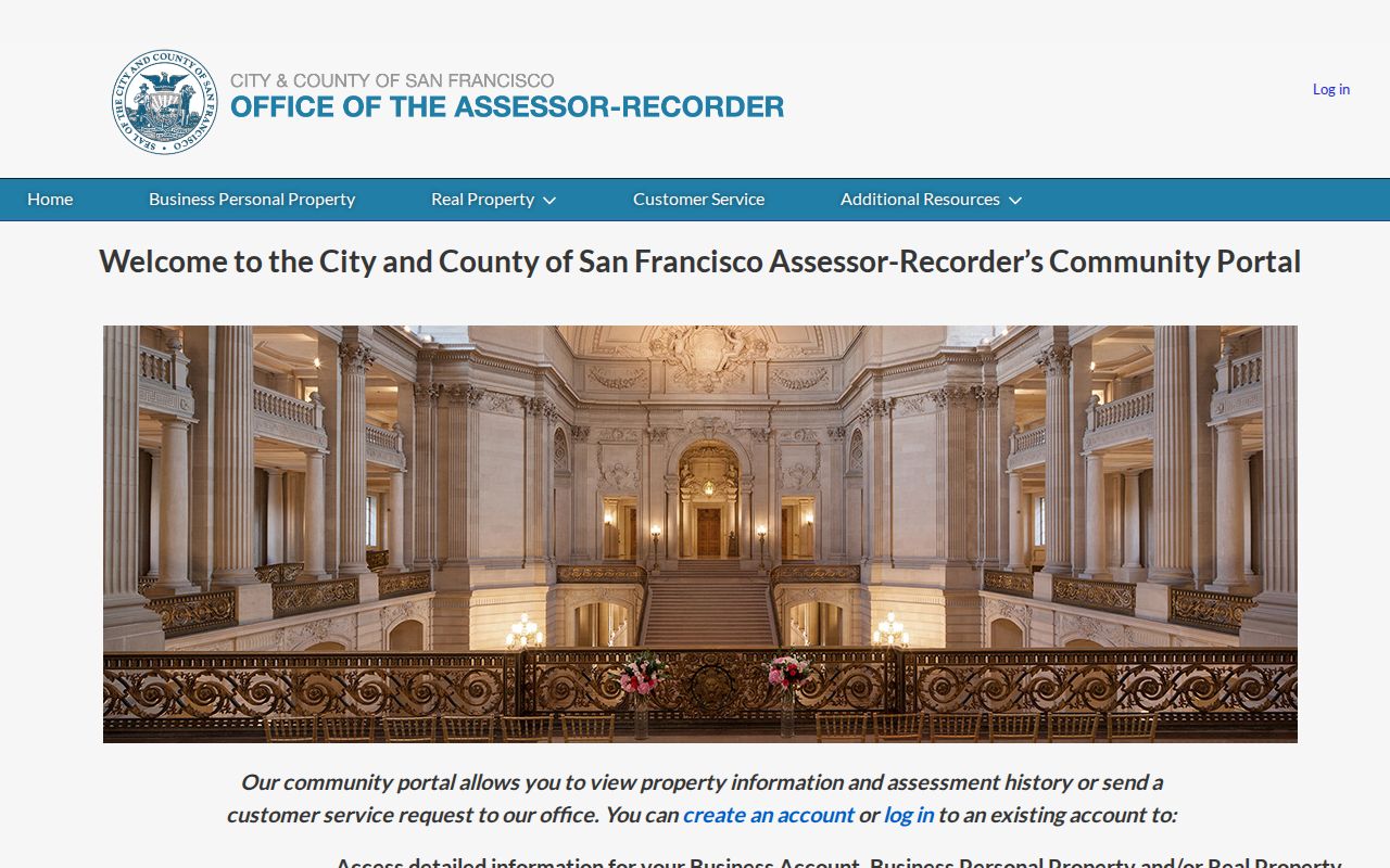 San Francisco people search through the Assessor-Recorder property portal