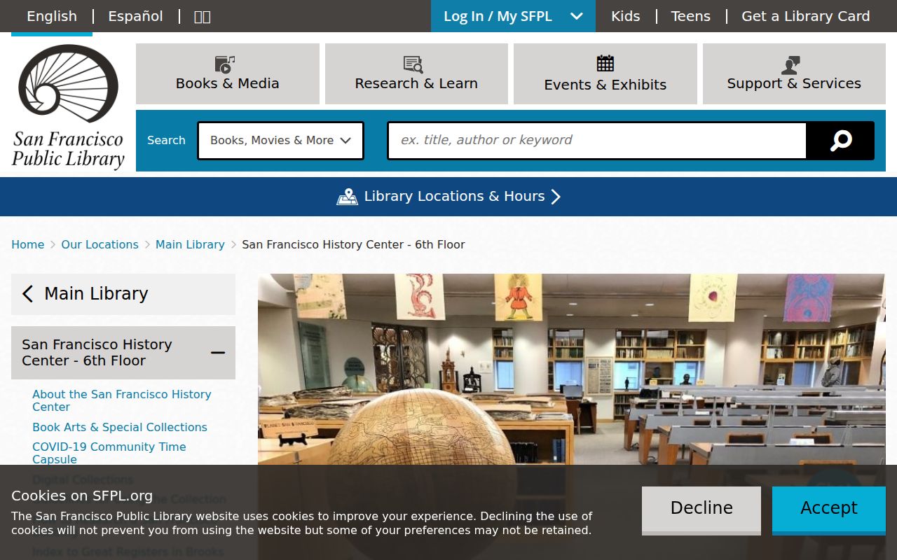 San Francisco people search at the San Francisco History Center